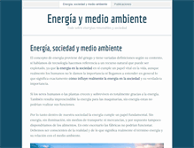 Tablet Screenshot of energia-medioambiente.com